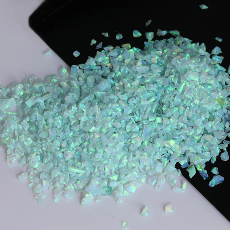 Promotions 5g/Lot OP01-30 Free Shipping 8 Size Can Be Choosed Synthetic Crushed Opal Powder For Nail Art,Ring,Earring