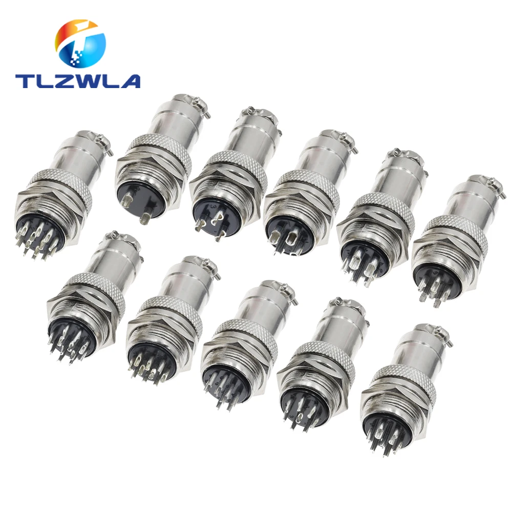 TLZWLA aviation connector socket GX20, small metal electric cable terminal, fixed type and butt mobile type, female male, 2 pin 3 pin 4 pin 5 pin 6 pin 7 pin 8 pin