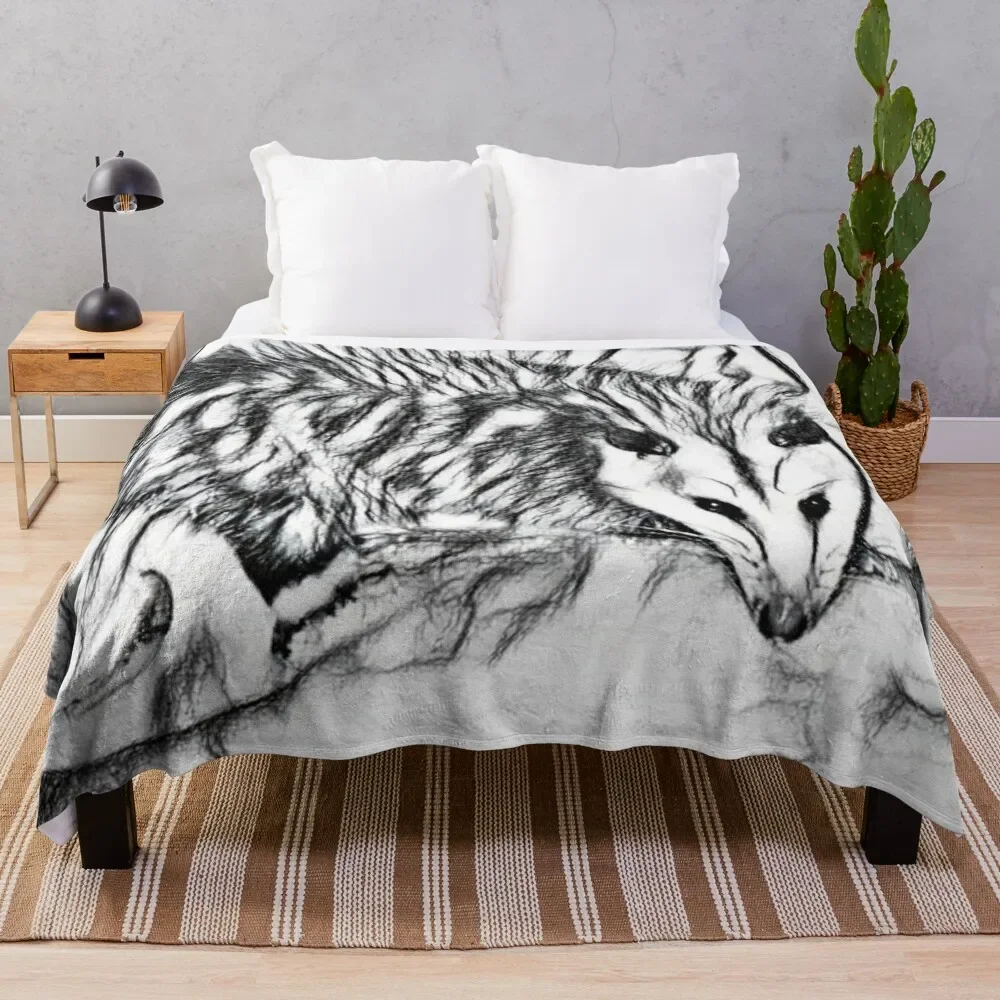 

Opossum, одеяло Hairys, роскошные одеяла для кровати, гигантские одеяла для дивана