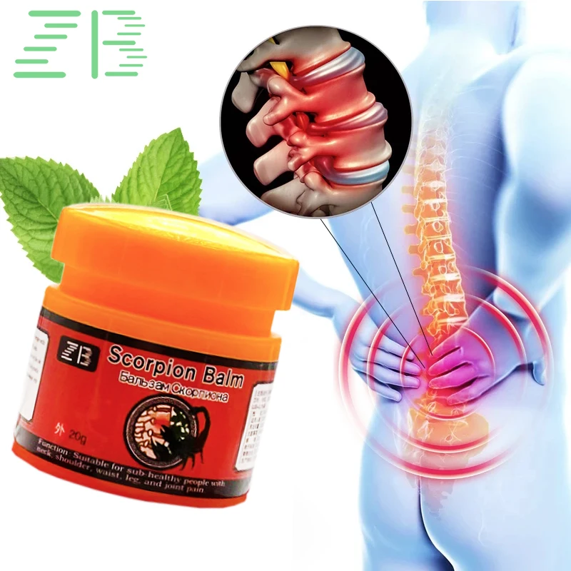 

20g Lumbar Spine Pain Ointment Arthritis Rheumatoid Medical Plaster Back Muscle Joint Pain Cream Self-heating Bone Pain Relief