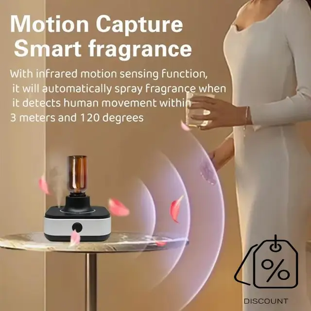 ABKR-Innovative Smart Aroma Diffuser - Infrared Automatic, Waterless Essential Oil Air Freshener Machine For Home 4