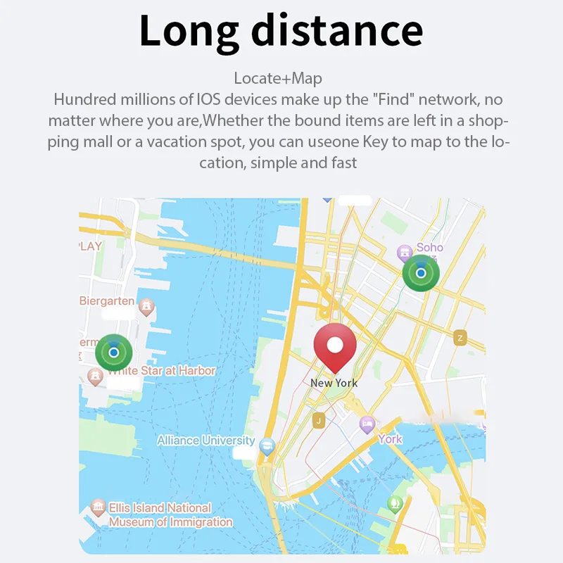 4PCS Smart Tag iPhone GPS Tracker Air tag Work with Apple - AIXIVO product image