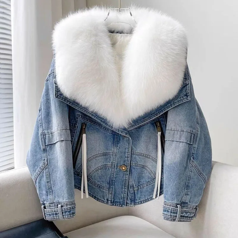 imitation-foxfur-jacket-women's-overcoat-loose-detachable-cowboy-fur-coat-to-overcome-female-2023-winter-warm-down-jackets