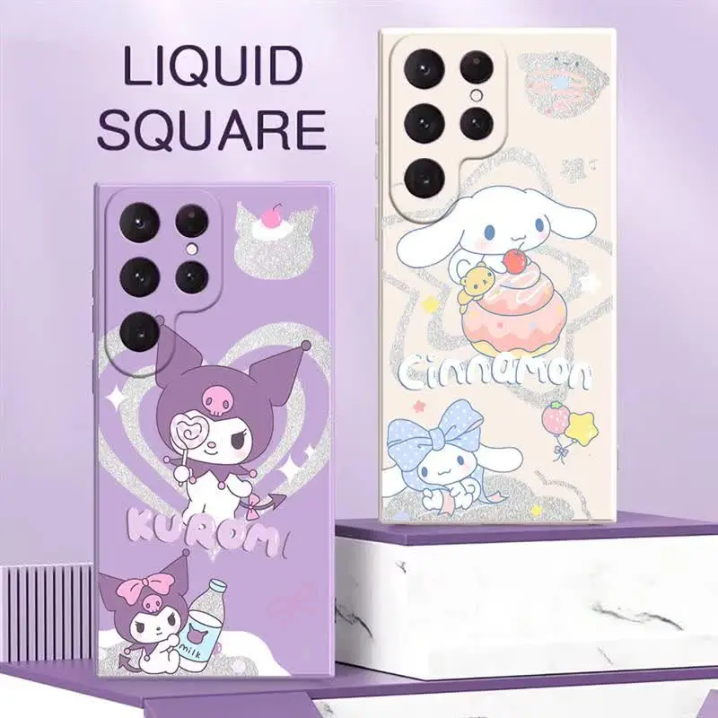 Чехол для телефона с рисунком Куроми Cinnamoroll Samsung Galaxy S25 S24 Ultra S23 S22 Plus S21 S20 FE S9 S25Ultra