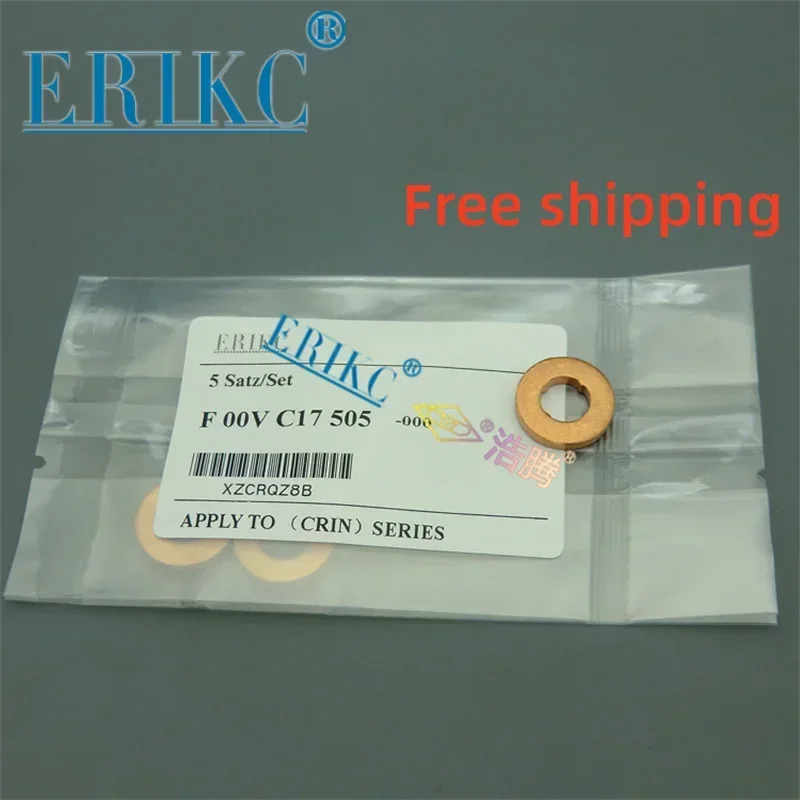 

30 PCS Free Shipping F00VC17505 2.5mm Common Rail Injector Nozzle Copper Washer F 00V C17 505 FOR BOSCH INJECTOR