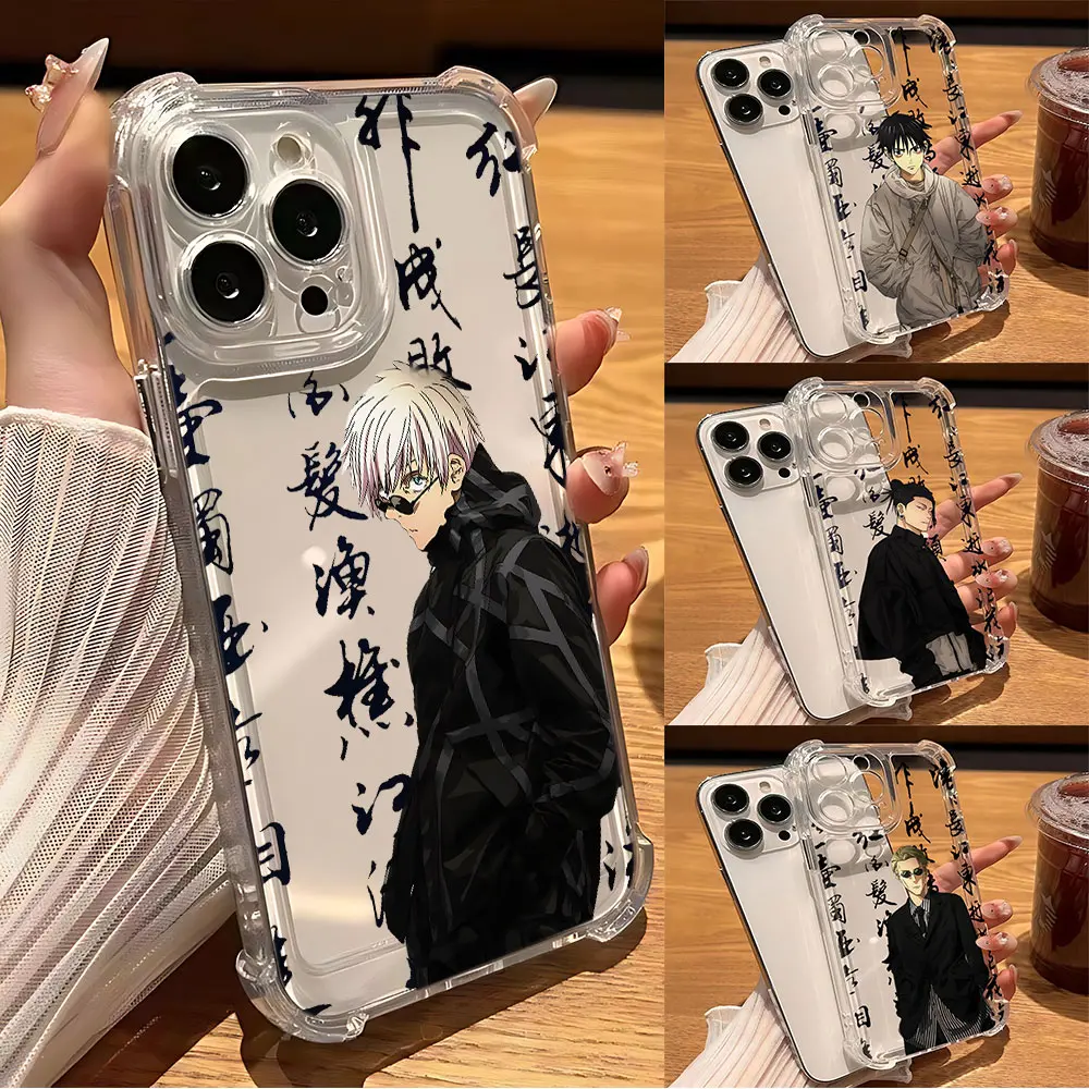 Sleek Black Gojo Fashion Jujutsu Kaisen Phone Case