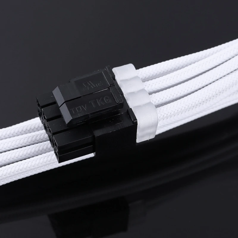 Sleeve Extension Power Supply Cable Kit - 30cm, 24-pin ATX/EPS, 8-pin PCI-E GPU, 8-pin CPU, 6-pin PCIE, 4-Pin CPU with Combs - 18 AWG Description Image.This Product Can Be Found With The Tag Names Computer Cables Connecting, Computer Peripherals, PC Hardware Cables Adapters, Sleeve extension power supply cable