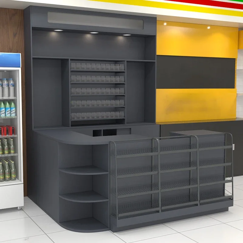 supermarket convenience store liquor and tobacco cabinet Mother and baby store pharmacy checkout counter