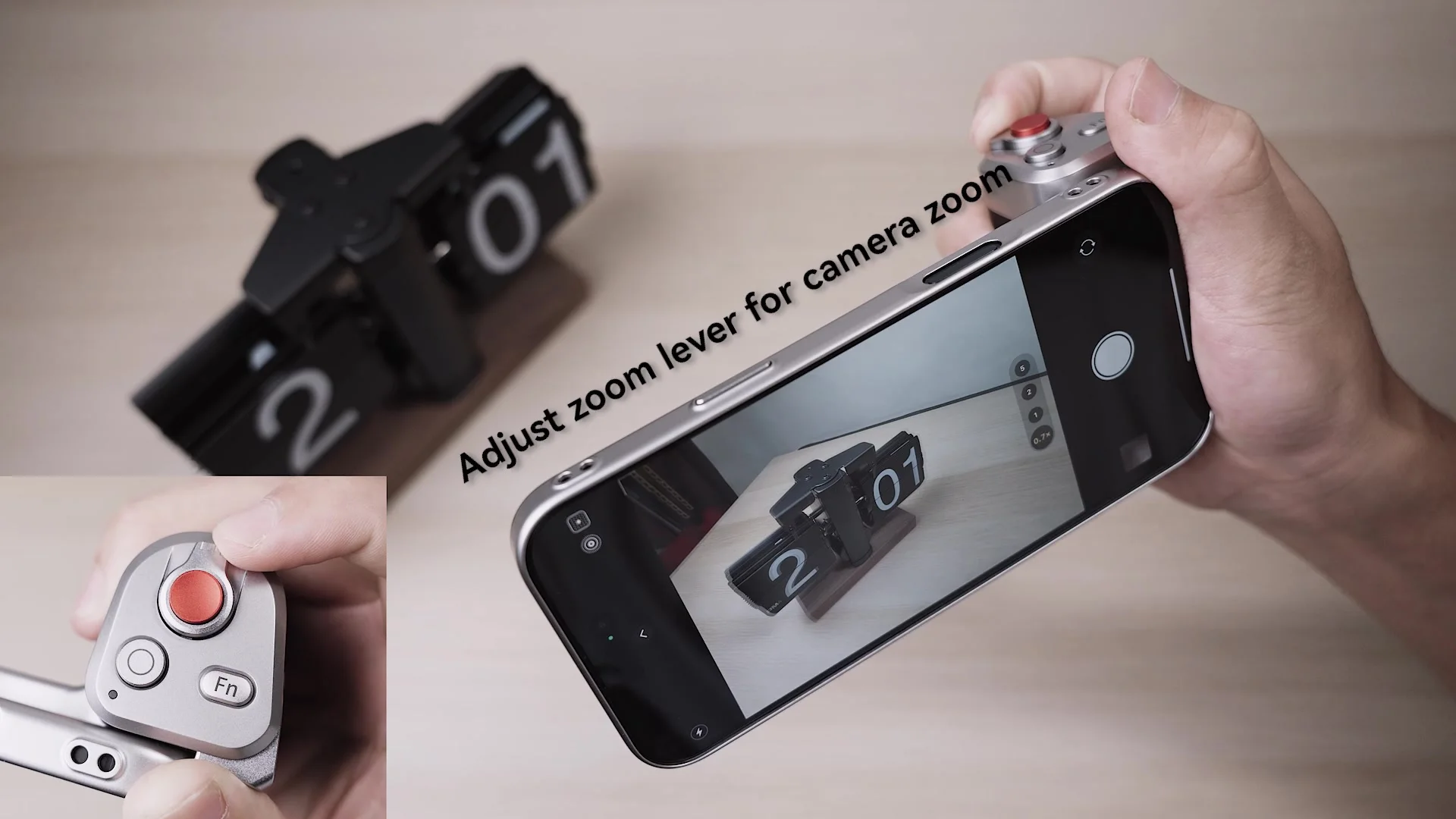 TELESIN Magnetic Master Grip Kit for iPhone 17 Pro ProMax Phone