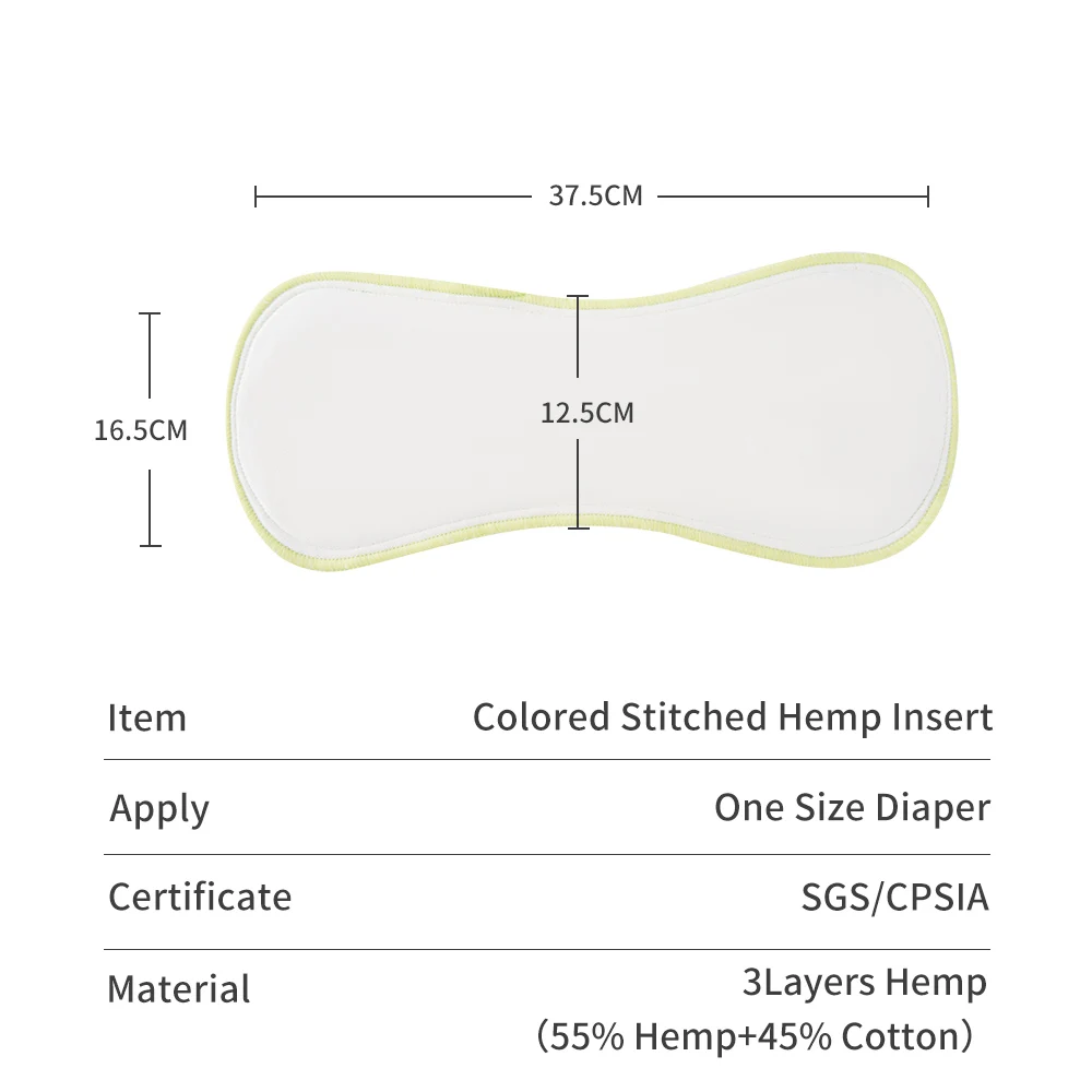 Elinfant all kinds of diaper inserts bamboo cotton microfiber bamboo charcoal hemp cotton breathable for all OS diapers covers