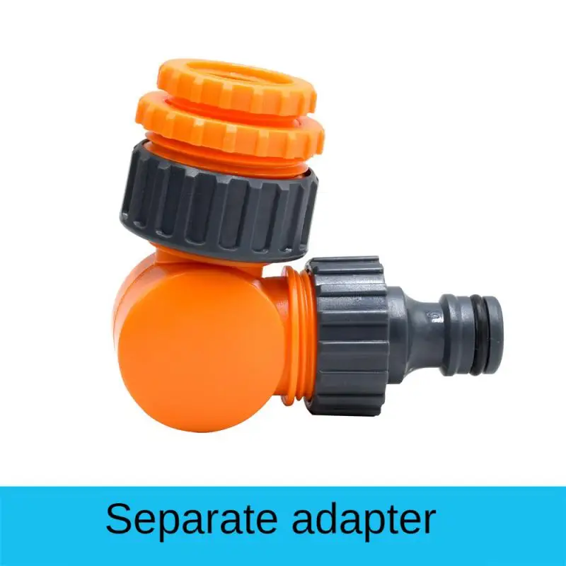 

Rotatable Water Tap Splitter Faucet Quick Connector 1/2" 3/4" Thread Port Garden Farm Irrigation Car Washing Swivel Joint