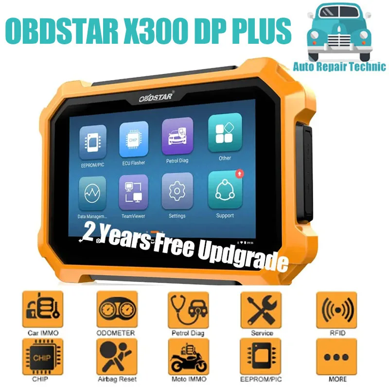 

OBDSTAR X300 DP PLUS X300DP Full Version Support ECU Programming Add Airbag Function With P004 Included 2 Years Free Updgrade