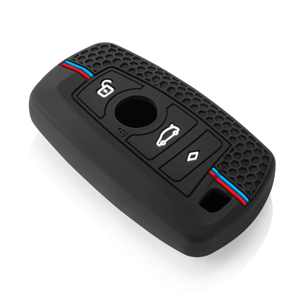 BMW F30 F31 F32 F34 F20 F21 F07 F10 1 3 5 7 시리즈 X1 X3 G01 X4 G02 X5 F15 F16 M3 M4용 실리콘 자동차 키 케이스 커버 쉘