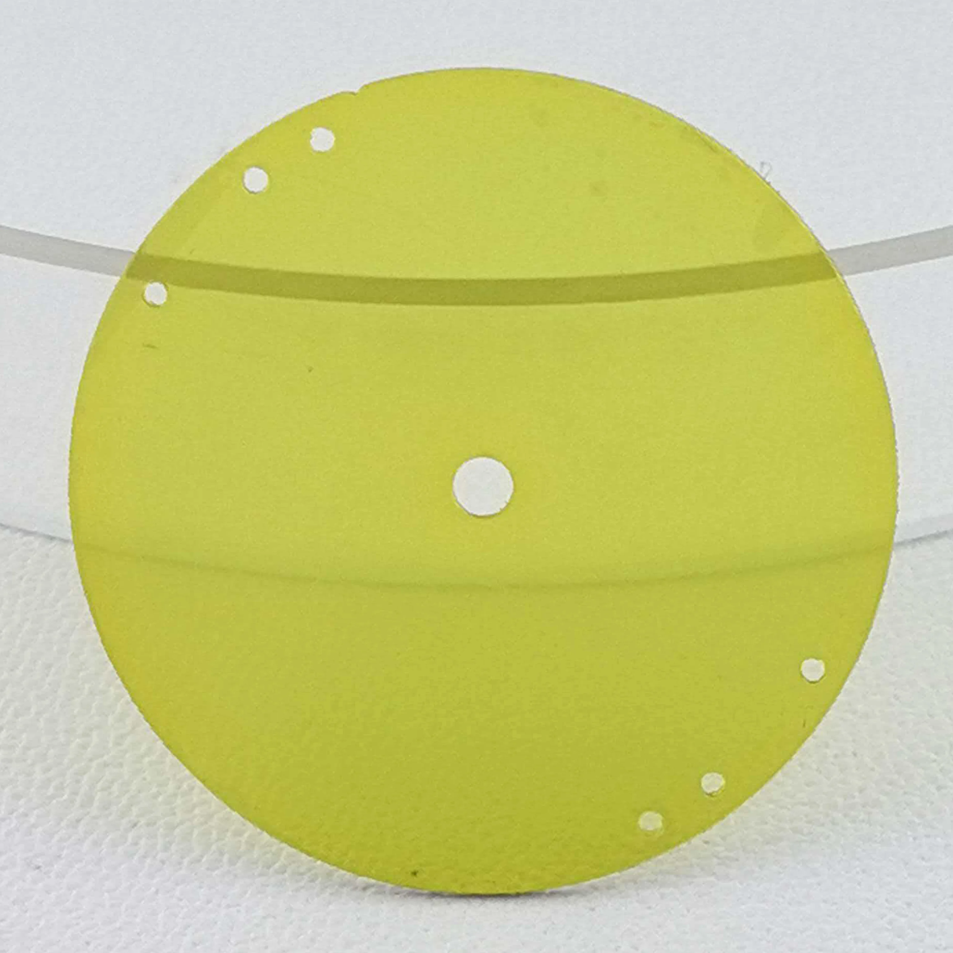 28.5mm Green Luminous Dial with Transparent Surface - Hollow Design