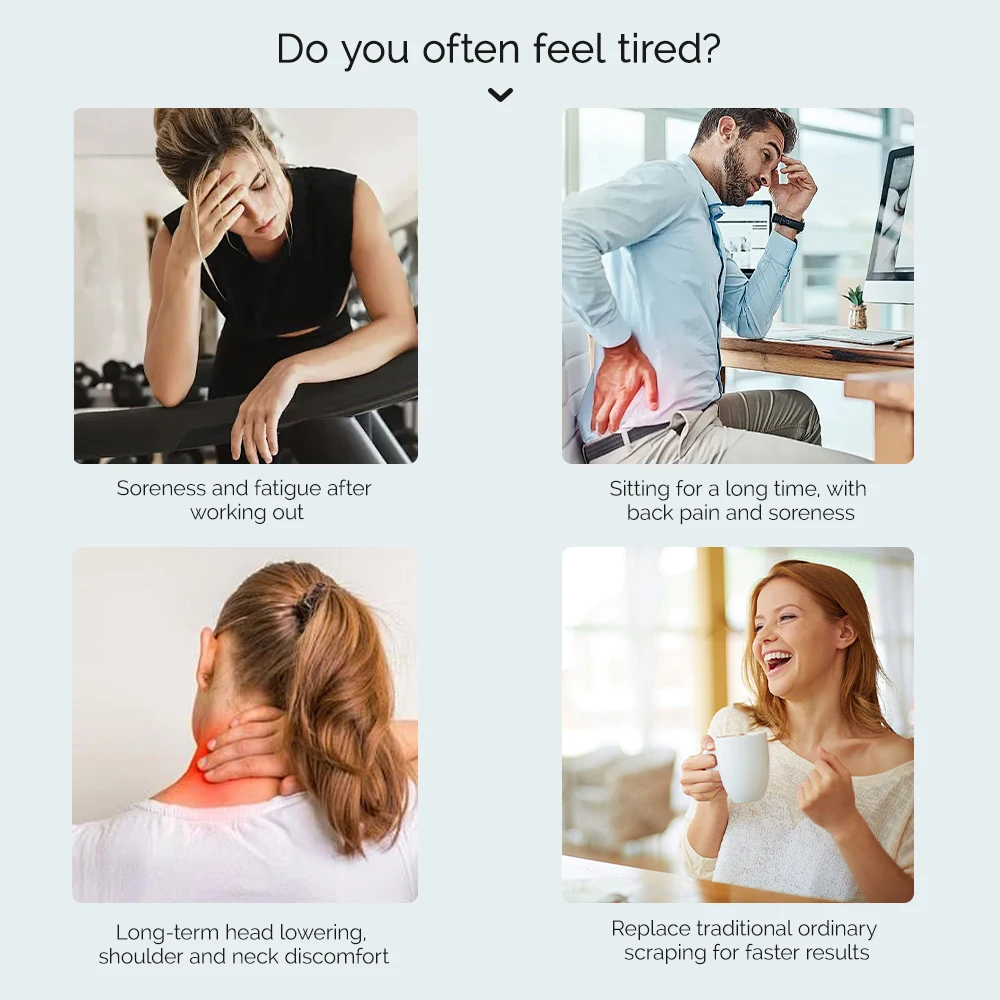 Massagerare visad mot ren, enkel bakgrund