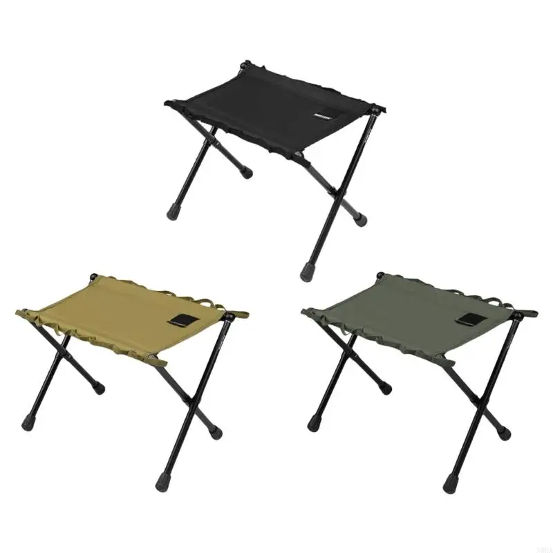 N0HA Camping Mini Folding Stool Aluminum Alloys Frame Light Weight Chair Small Stool