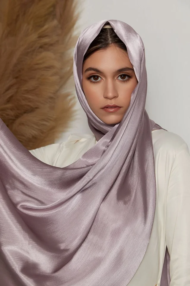 Qatar 2022 Sciarpa Di Seta Organza Moda Con Scialle Ricamato Donna - Main Image