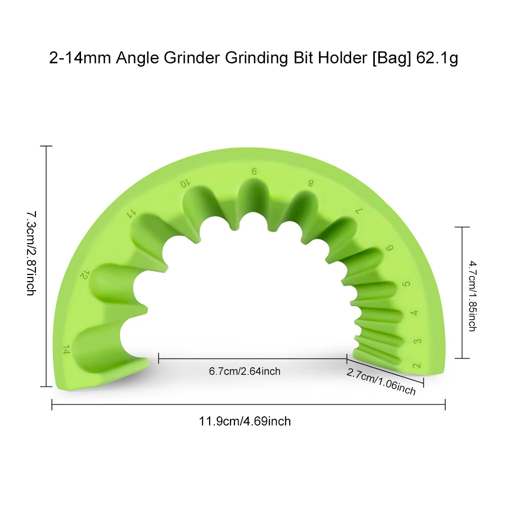 Power Tool Polishing Attachment 2-14mm Multi-Multi-Sizes Precision Drilling Bracket 2-14mm for 100 Type Angle Grinder
