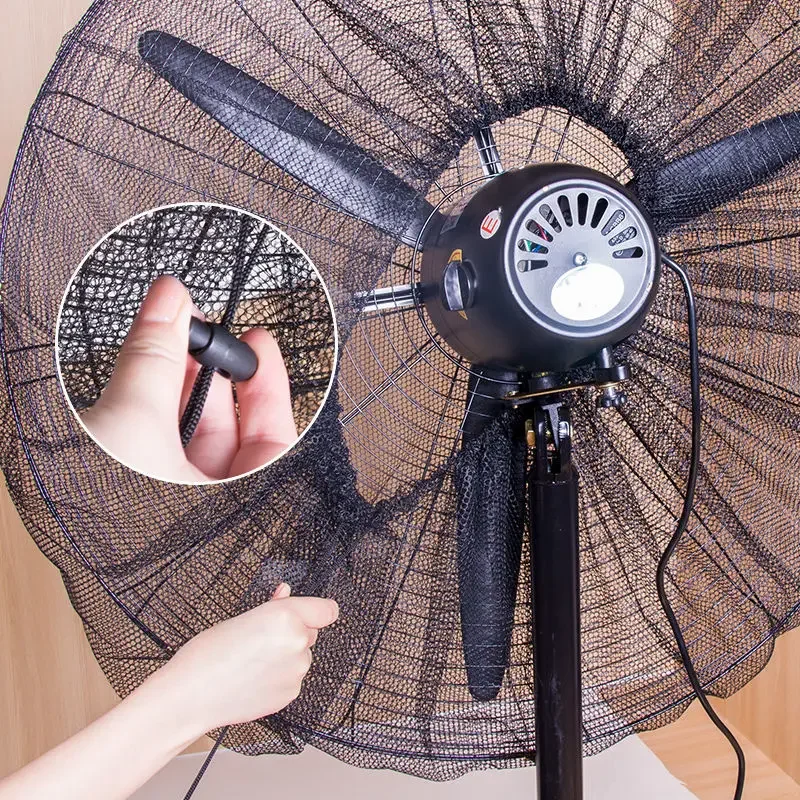 Industrial Fan Anti-Clamp Hand Protective Cover Child-Proof Electric Fan Safety Protection Mesh Large Ox Horn Blade Mesh