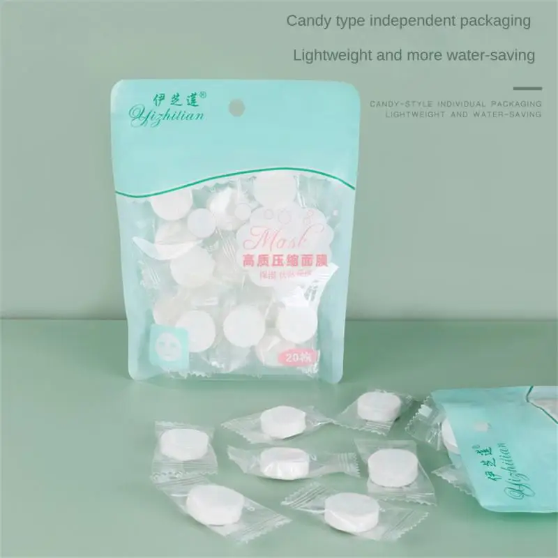 2/4/6BAGS Mini Facial Mask Hydrotherapy Cotton Pad Ultrafinas Cosmetic Cotton Desechable Compressed Mask Nonwovens 5