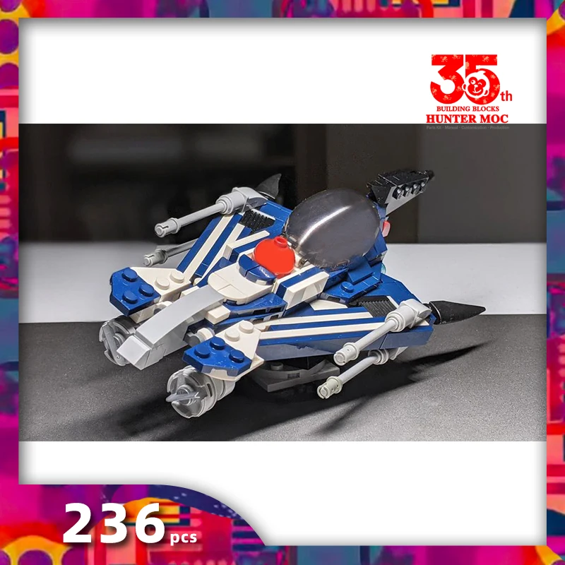 Космический корабль «Космические войны», микроистребители, строительные игрушки, микромасштаб, шаттл, боевой корабль, боевой корабль, мишень, автомобили, истребители, подарки