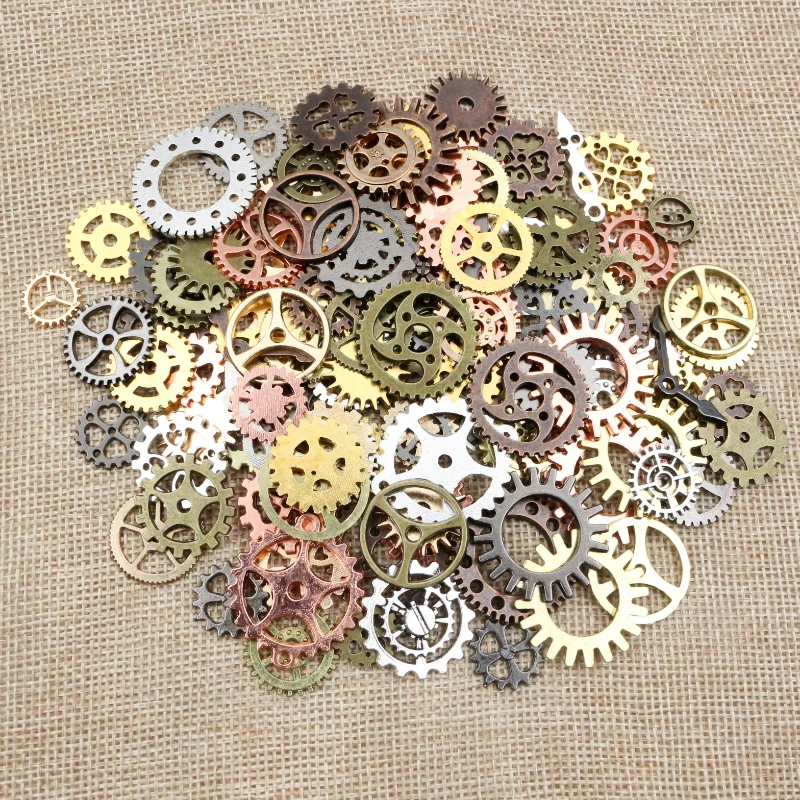 Lot De 50 Pendentifs Breloques Anciens Love Birds En Bronze 24x16 Mm Avec Strass - Parfait Pour Création Bijoux