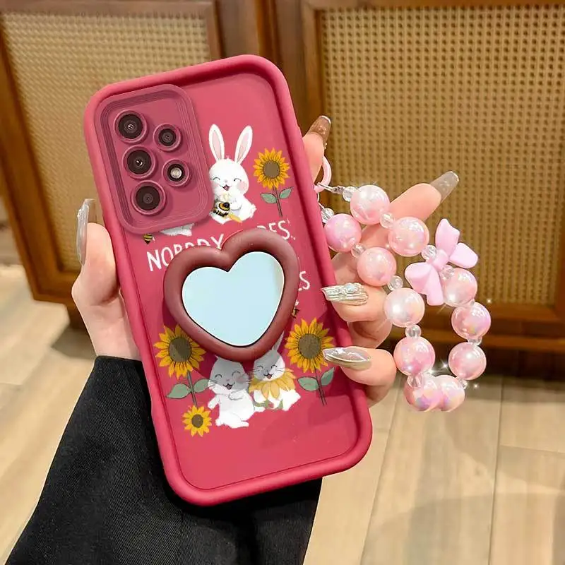 Sunflower Phone Case Set with Lanyard and Stand - 3 Piece Bundle