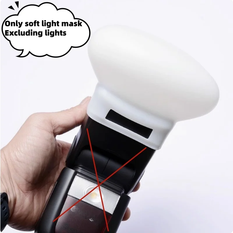 GODOX Shenniu V860III V850III TT685 TT600 TT520에 적합한 실리콘 소프트 라이트 커버