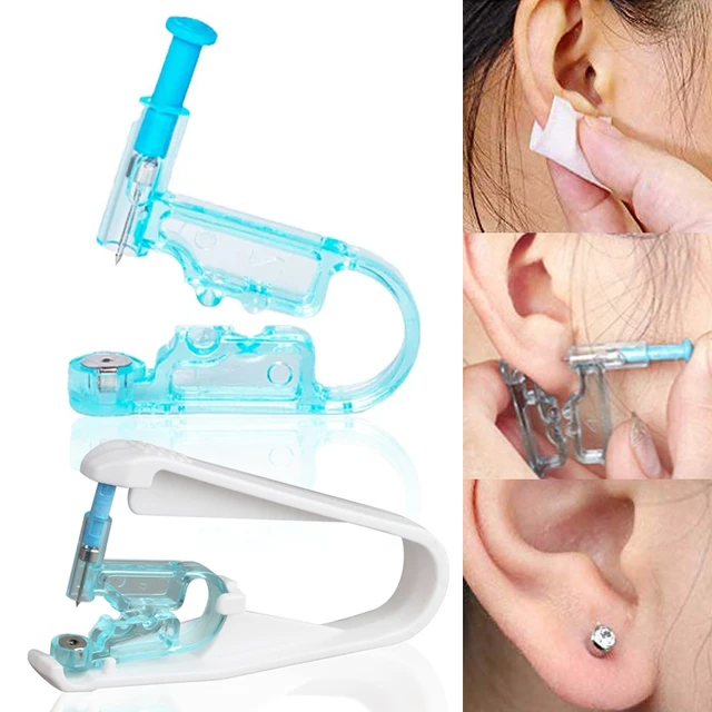1/5Pcs Disposable Sterile Ear Piercing Unit Safety Health Unit Tool Ear  Stud Asepsis Pierce Kit Ear Piercing Gun - Price history & Review, AliExpress Seller - Makeup Life Store