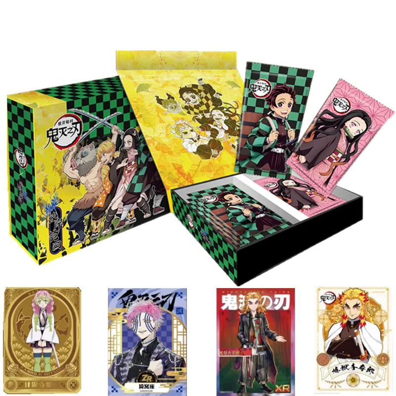 Anime Demon Slayer: Blade Collection Card Complete Works Series Booster Box Rare Character Card Bambini Regalo Di Compleanno Gioco Giocattolo