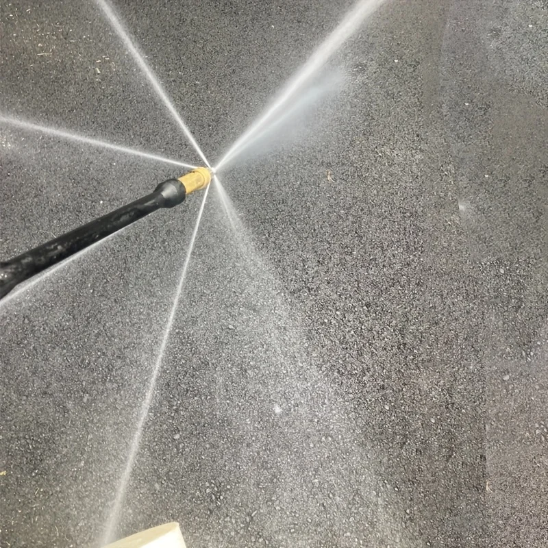 High Pressure Sewer Jetter Nozzle, 5000 PSI Stainless Steel Drain Cleaning Tip with 1/4" Quick Connect for Pressure Washer