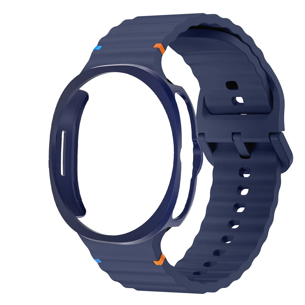 Silicone Band with Protective Case Cover