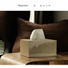 Nordic Italy Style Tissue Box Light Luxury Cream Style Home Paper Box Creative Table Desktop Napkins  Face Towels Storage Box 5