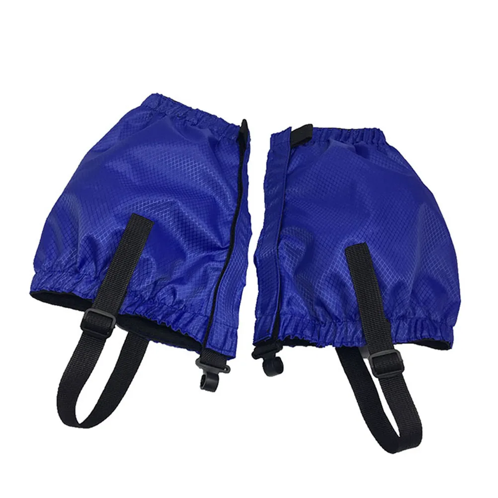 1 Pair Waterproof Ankle Gaiters Snow Gaiters Oxford Cloth Boots Cover Sleeves Adjustable Snow Shoe Covers For Outdoor Hiking