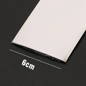 5/10 เมตรสติ๊กเกอร์ติดผนังสแตนเลสสตีลแบน Self Adhesive ห้องนั่งเล่นตกแต่งกระจกสําหรับ Home Wall EDGE Strip 19