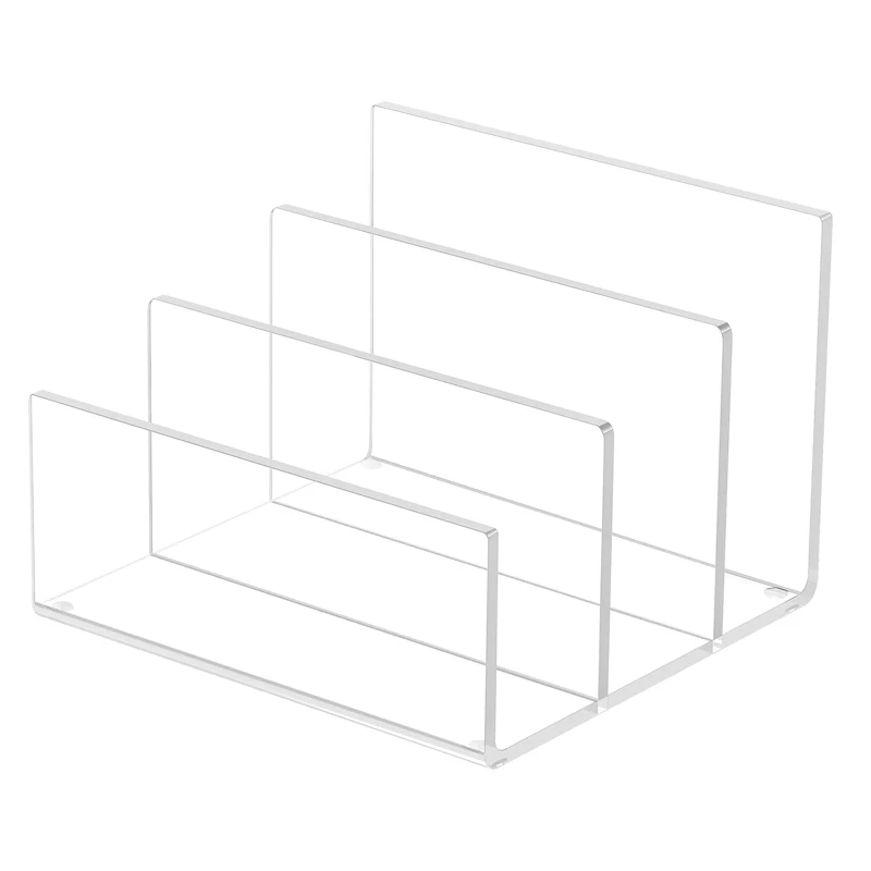 Clear Letter Holder for Desk, Envelope Holder, Bill Organizer, Letter Organizer With 3 Selection