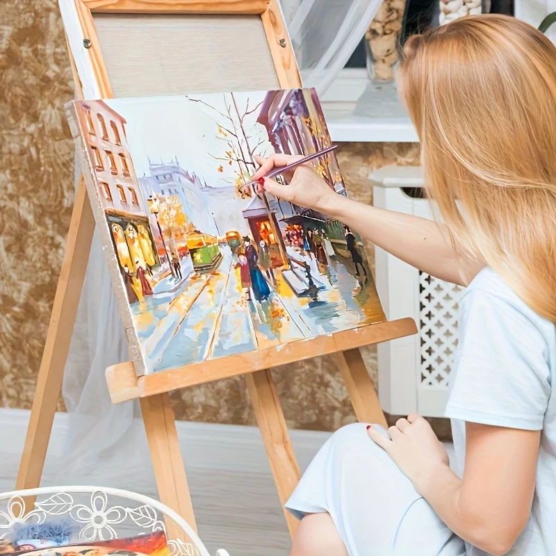 22개 보라색 미니어처 라인 아트 페인팅 펜 나일론 헤어 다양한 모양 펜촉 구아슈 수채화 유화 아티스트 핸드 페인팅