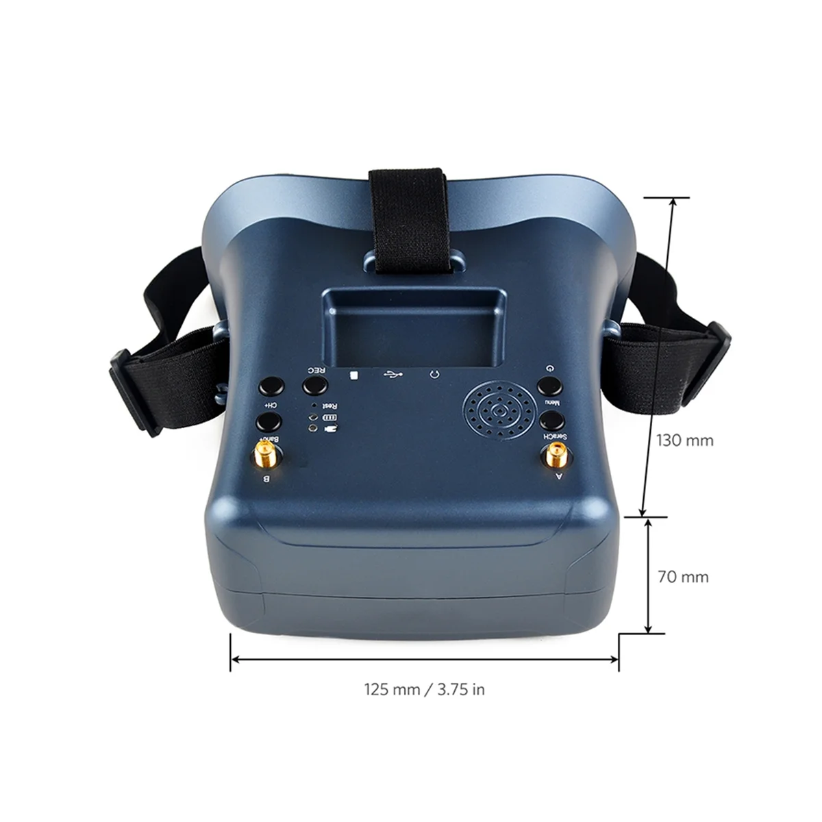 

008D FPV Goggle 5,8 GHz 40Ch приемник с DVR 3,7 V/2000MAh батарея 4,3 Inch HD LCD 16: 9 для гоночного дрона BWhoop дрона
