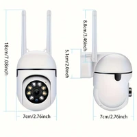 360pro Wireless 1080P HD Indoor/Outdoor WiFi Security Camer, Color Night Vision, 2-Way Audio, 360° Pan/Tilt/Zoom 6