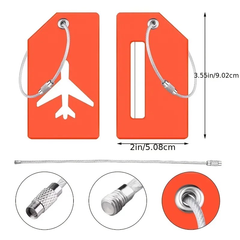 Рисунок 2 - силиконовые бирки для багажа с