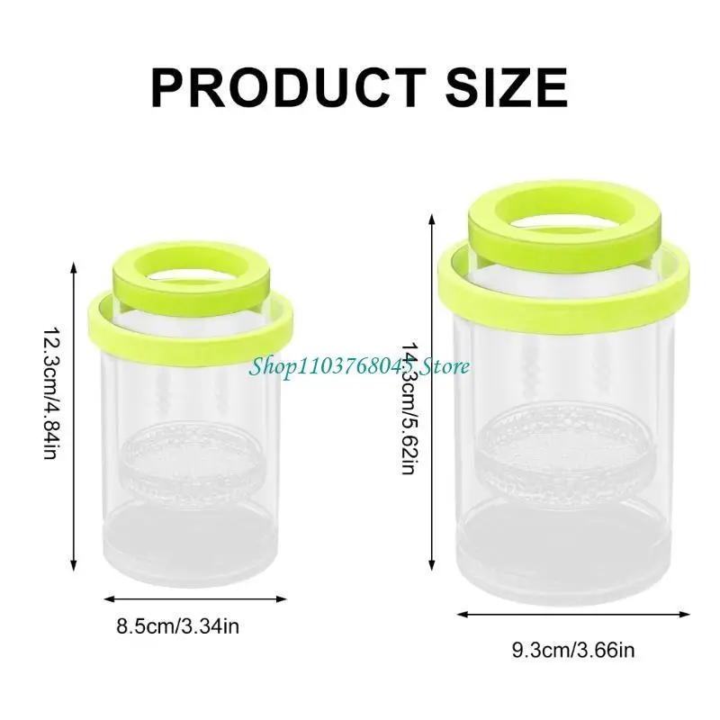 R53F 부동 물고기 사육 상자 3개 세트 수족관 Betta Guppy 새우 및 흰동가리 안전을 위한 보육 챔버 격리 상자