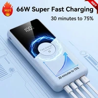 20000mAh Power Bank  Large Capacity With 4 Cables Fast Charging Portable Battery Charger for iPhone Samsung Xiaomi - Image 3