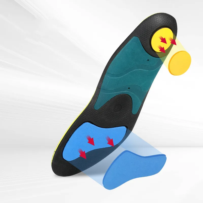 Arch Support Flat Foot Orthopedic Insole For Feet Ease Pressure Of Air Movement Damping Cushion Padding Insole Orthopedic Insole