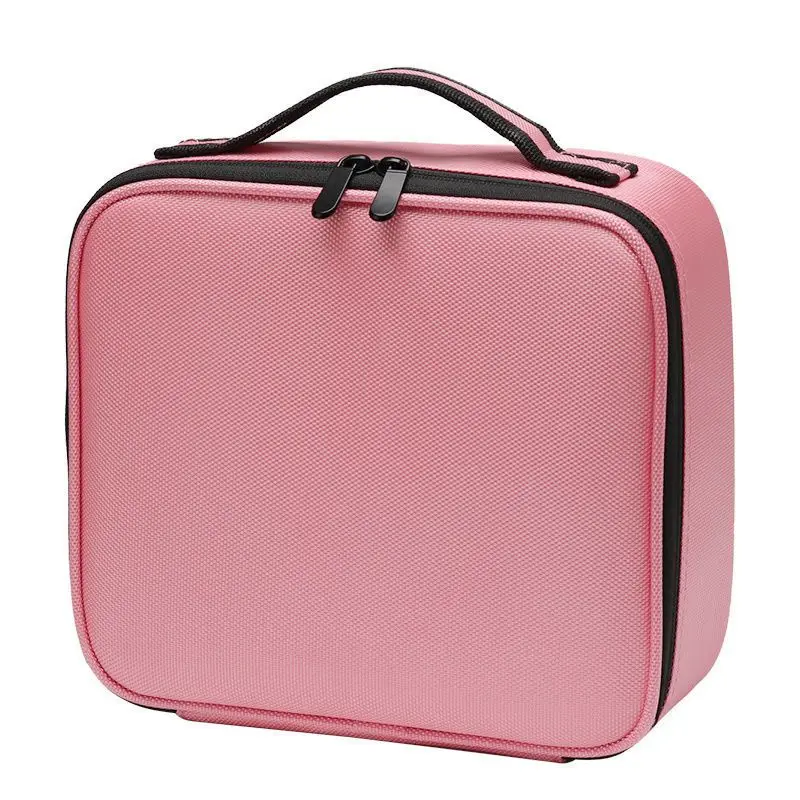 New Makeup Bag for Women Travel Waterproof Oxford Cloth Necessary Beauty Brush Embroidery Tool Storage Cosmetic Case 2