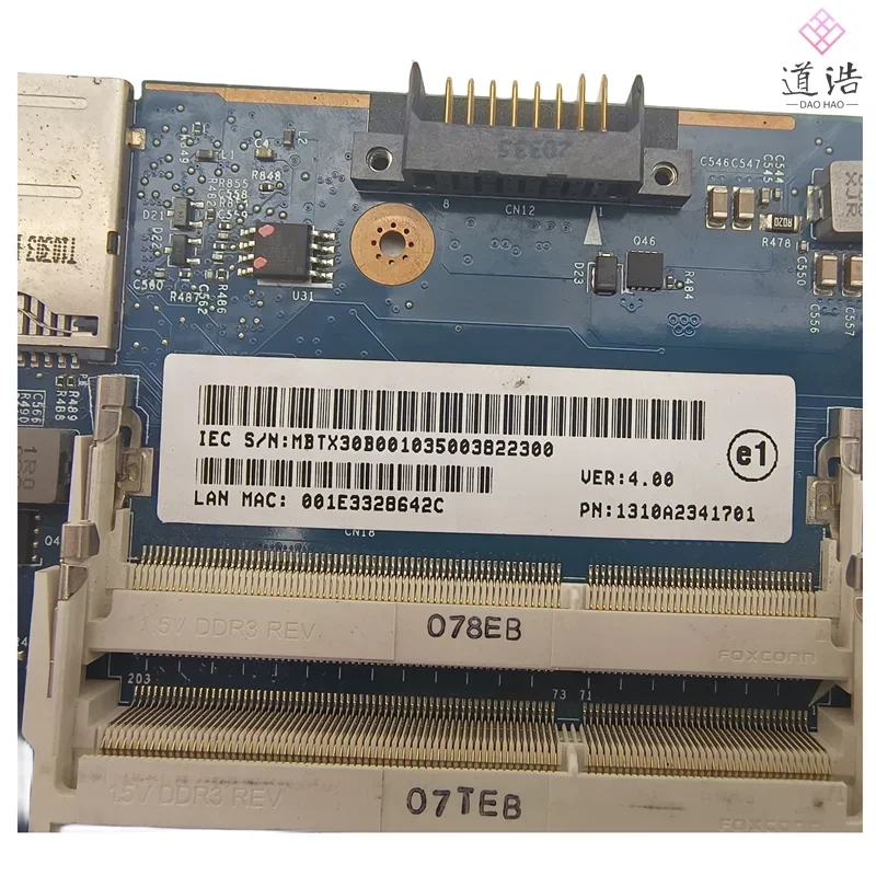 MB-A02 6050A2341701 For Acer Travelmate 8372 Laptop Motherboard 1310A2341701 DDR3 Mainboard 6 MB-A02 6050A2341701 For Acer Travelmate 8372 Laptop Motherboard 1310A2341701 DDR3 Mainboard - Image 4