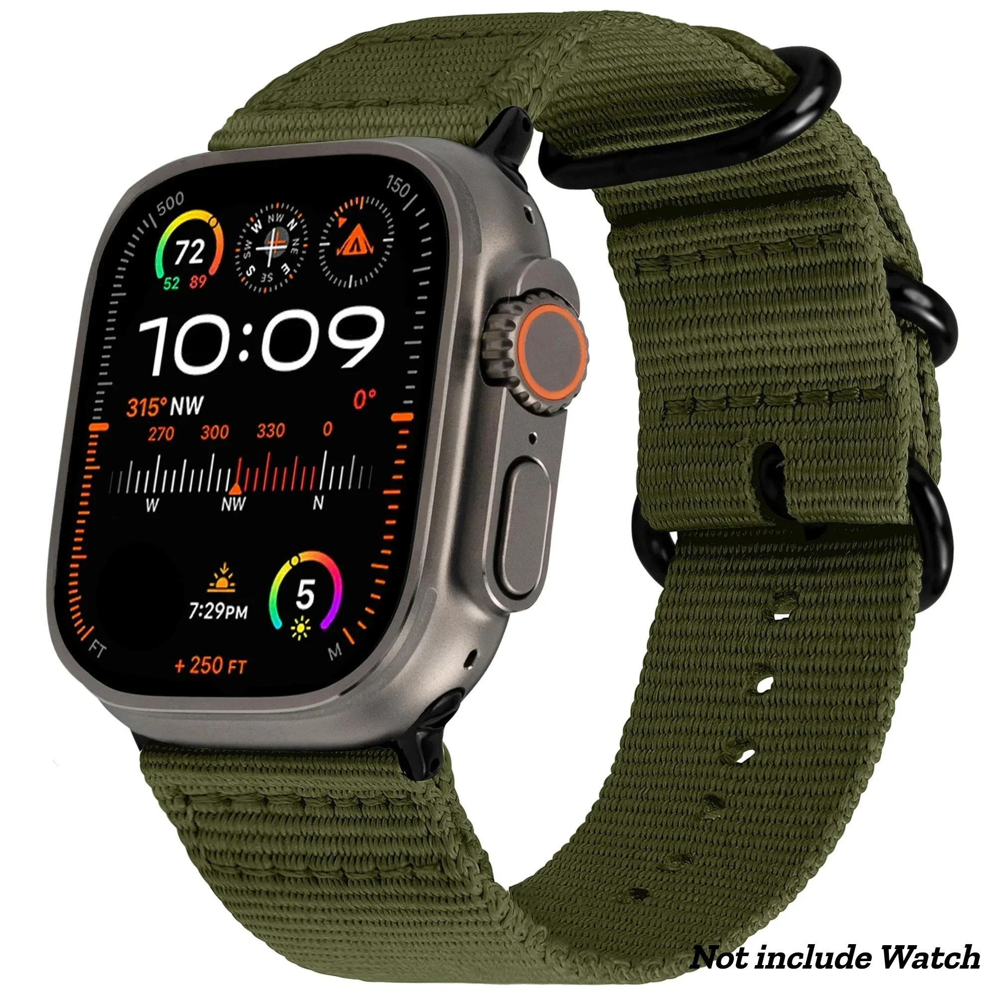 Premium Nylon Braided Strap for Apple Watch - Elegant Woven Bracelet Design