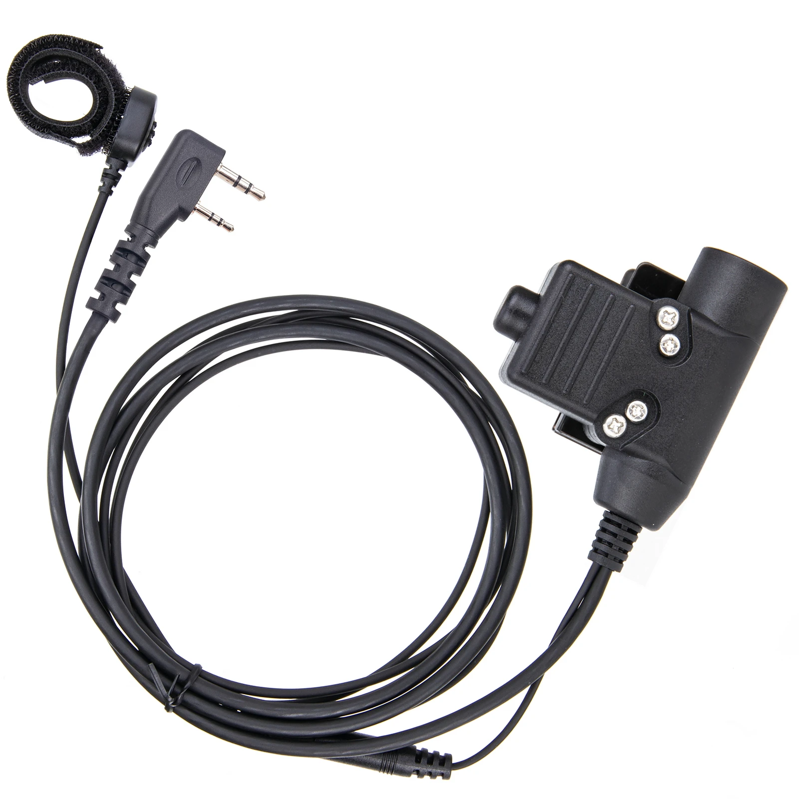 Motorcycle Bike Fighting Helmet Bone Conduction walkie talkie Headset with Finger Microphone and U94 PTT for UV-5R for TK-3207