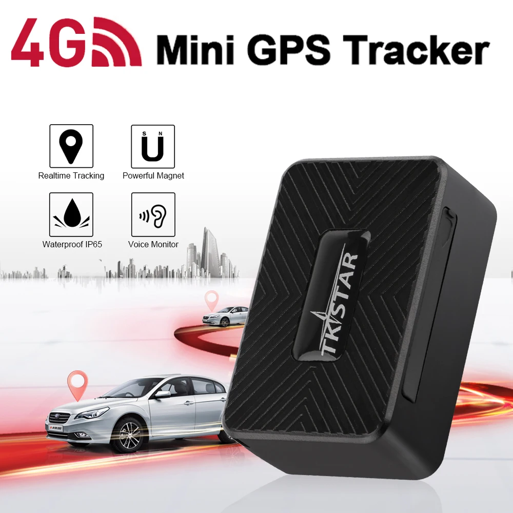 

TKSTAR TK913 4G Mini GPS Tracker Strong Magnet 1500mAh Waterproof Car GPRS Locator Tracking Vehicle Auto Voice Monitor Free APP