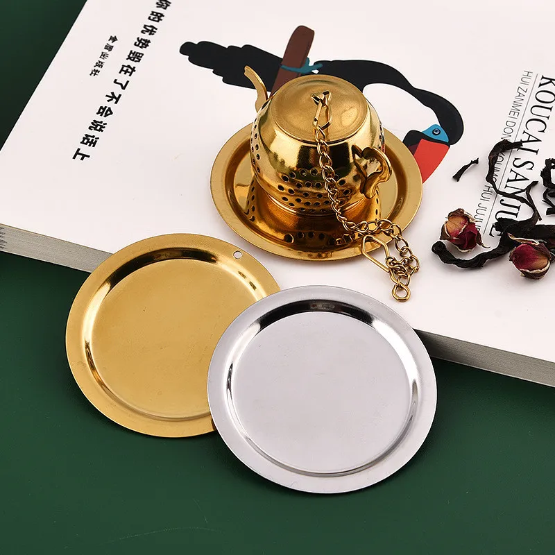 Description Picture 4 of itemStainless Steel Teapot Shape Tea Leaf Infuser Herbal Spice Strainer Filter Diffuser Tea Maker Ball Teaware Kitchen Accessories