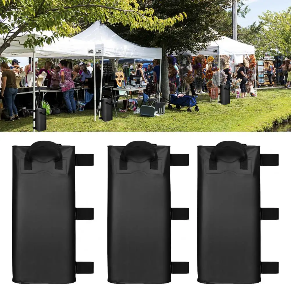 Umbrella Weight Bag Heavy Duty Canopy Water Weight Bags for Windproof Sun Shelter Gazebo Leg Weighting Set of 4 Rectangle